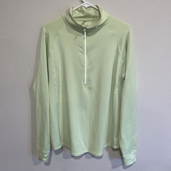 Under Armour Women’s Half-Zip Sweatshirt Size 2XL Yellow - Picture 1 of 6